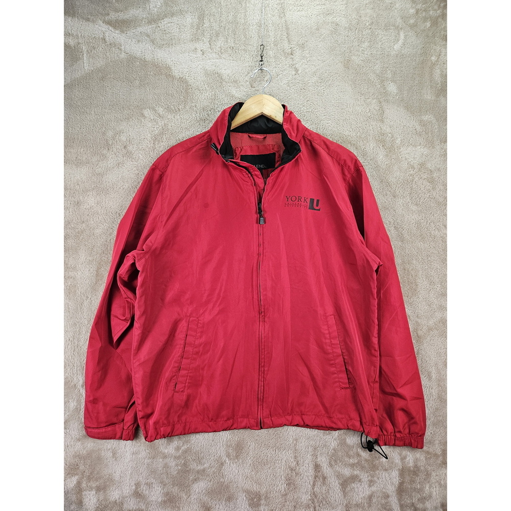 York University Windbreaker Jacket Vented-back Lightweight Full-zip Outerwear
